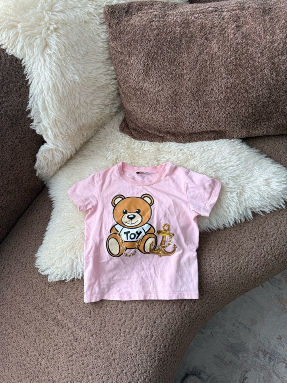 Moschino Baby Teddy Printed Tee